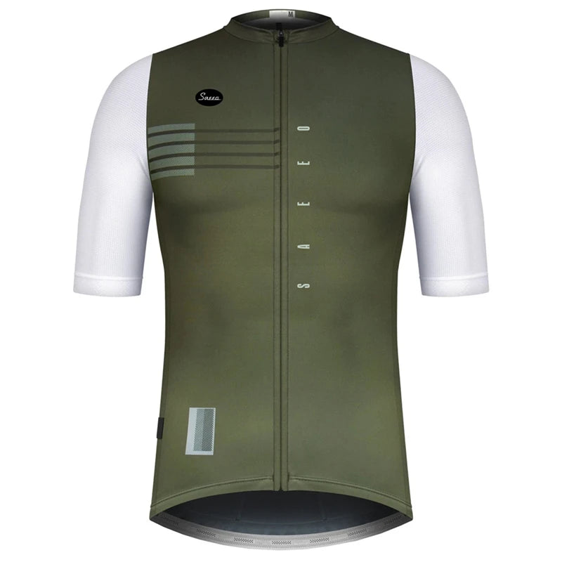 Men's UV-Protective Compression Cycling Jersey