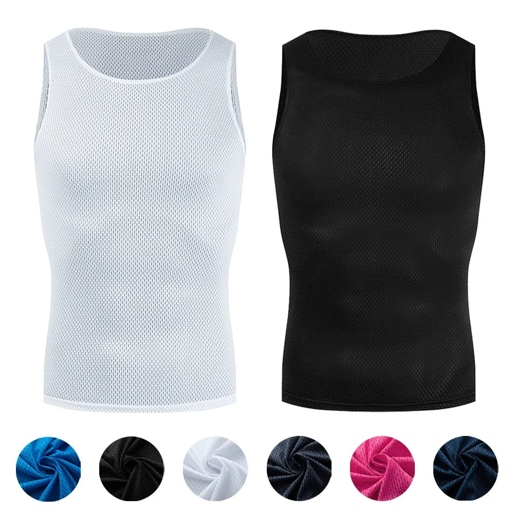 Quick-Dry Sleeveless Cycling Base Layer