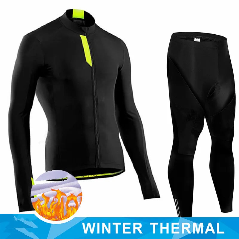 Thermal Fleece Cycling Long Sleeve Set
