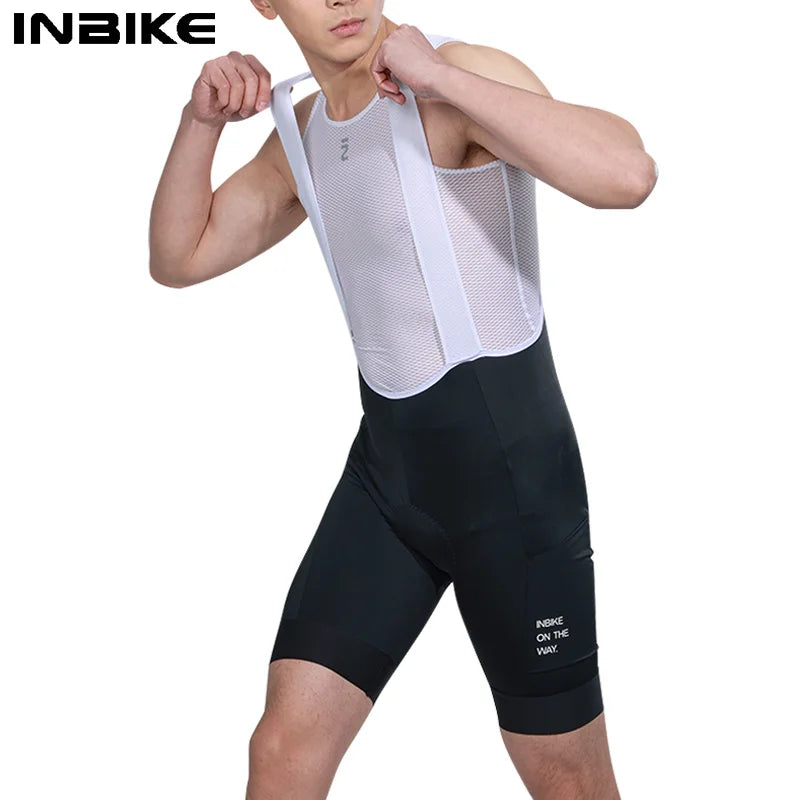 INBIKE 3D-Padded Men's Cycling Bib Shorts