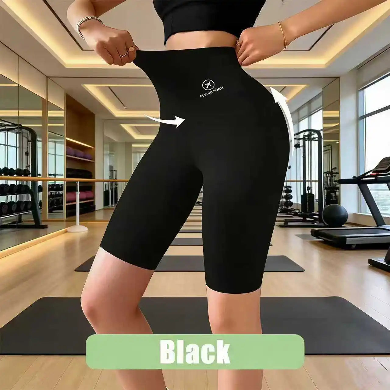Women's High-Waisted Cycling & Training Shorts