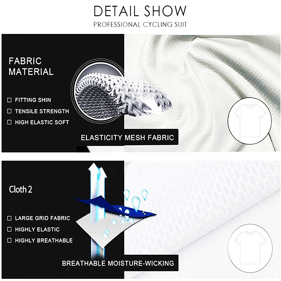 Strava Pro Team Bicycle Clothing Set