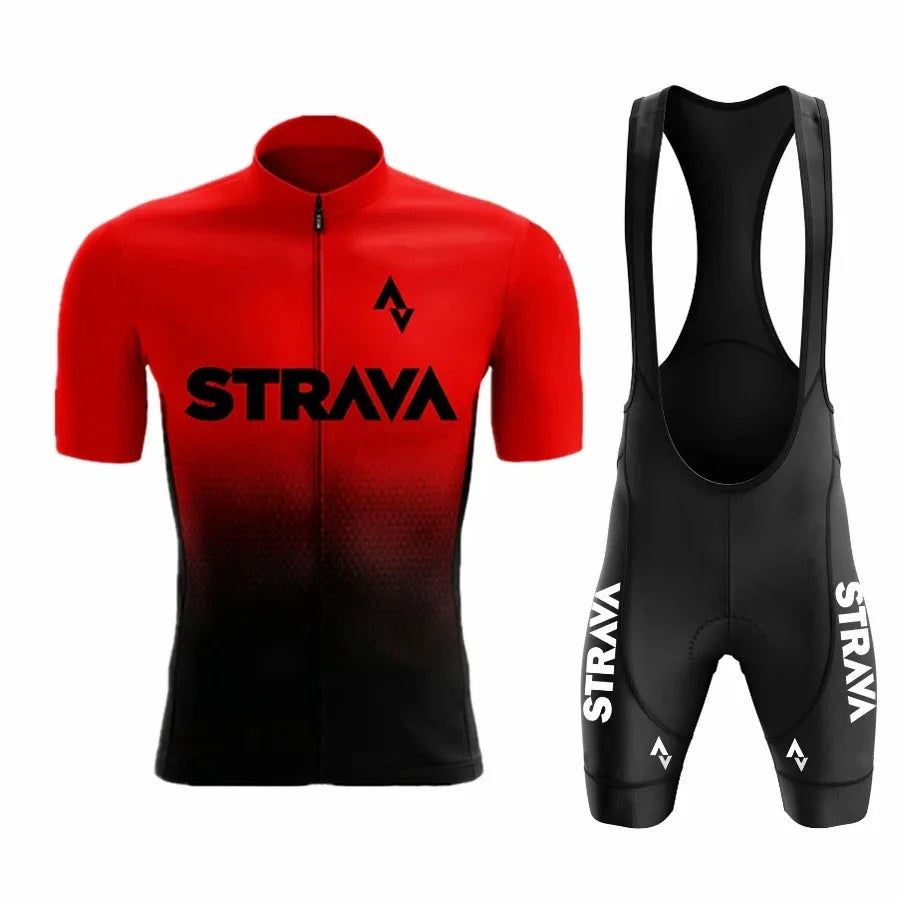 Men's Reflective Short-Sleeve Cycling Jersey