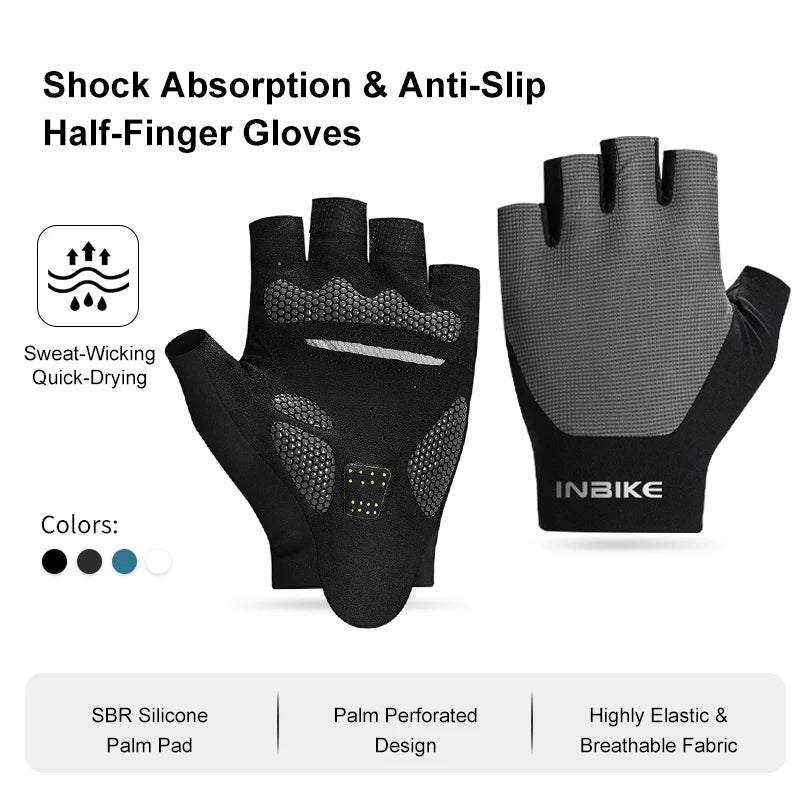 INBIKE Half Finger Cycling Gloves