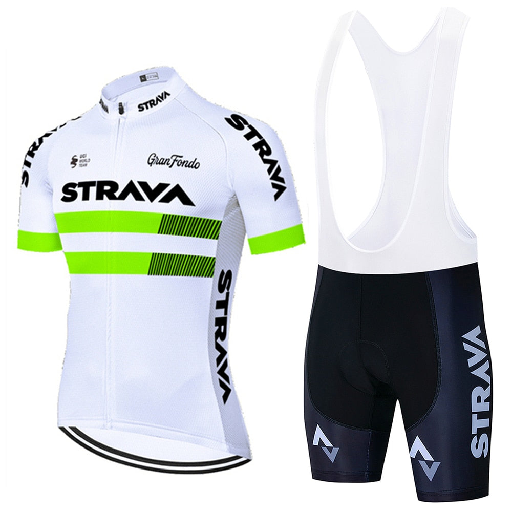 Strava Pro Team Bicycle Clothing Set