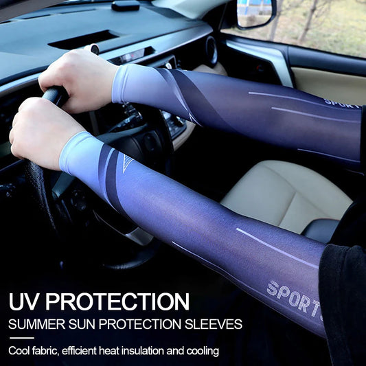 2-Piece Cooling Cycling Arm Sleeve & Bandana Set