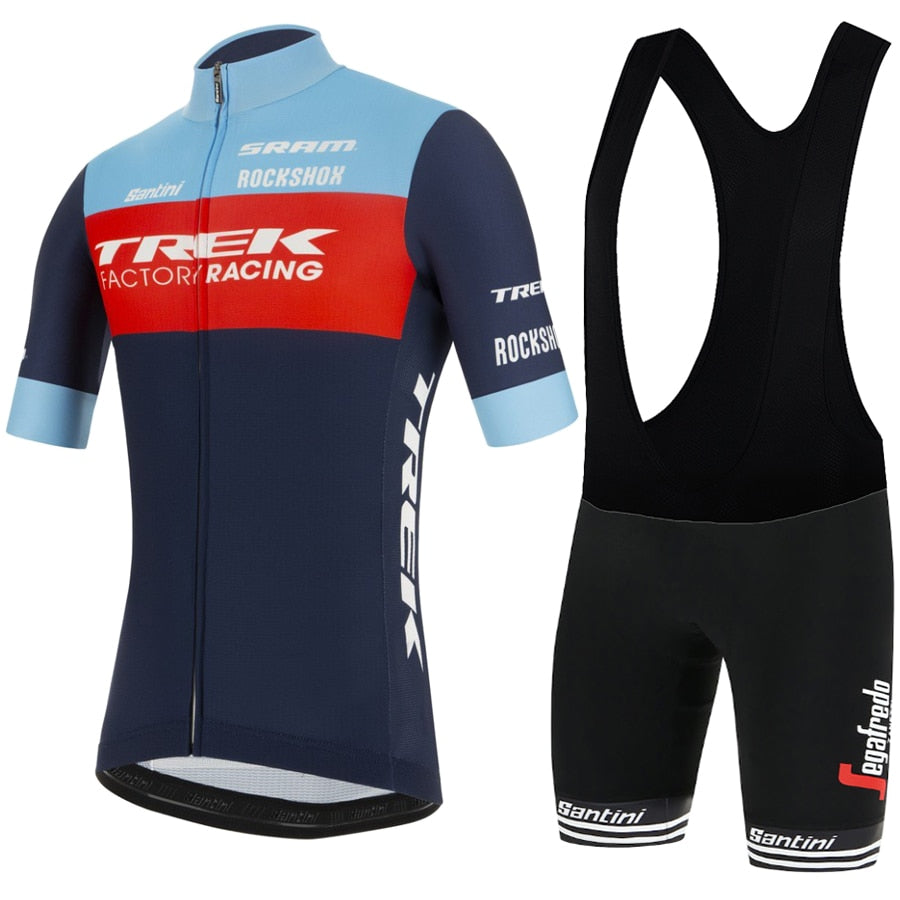 TREK Quick Dry Breathable Cycling Jersey Set