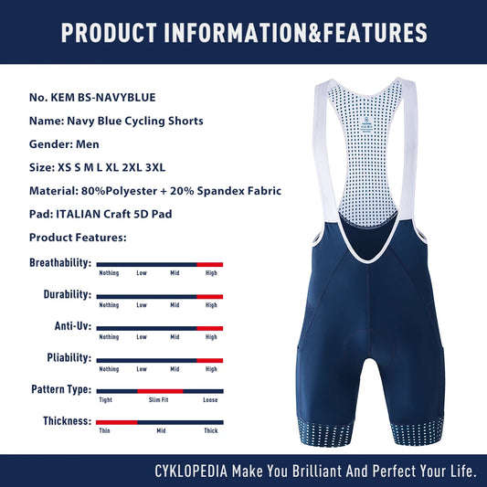 Cycling 5D Pad Bibs