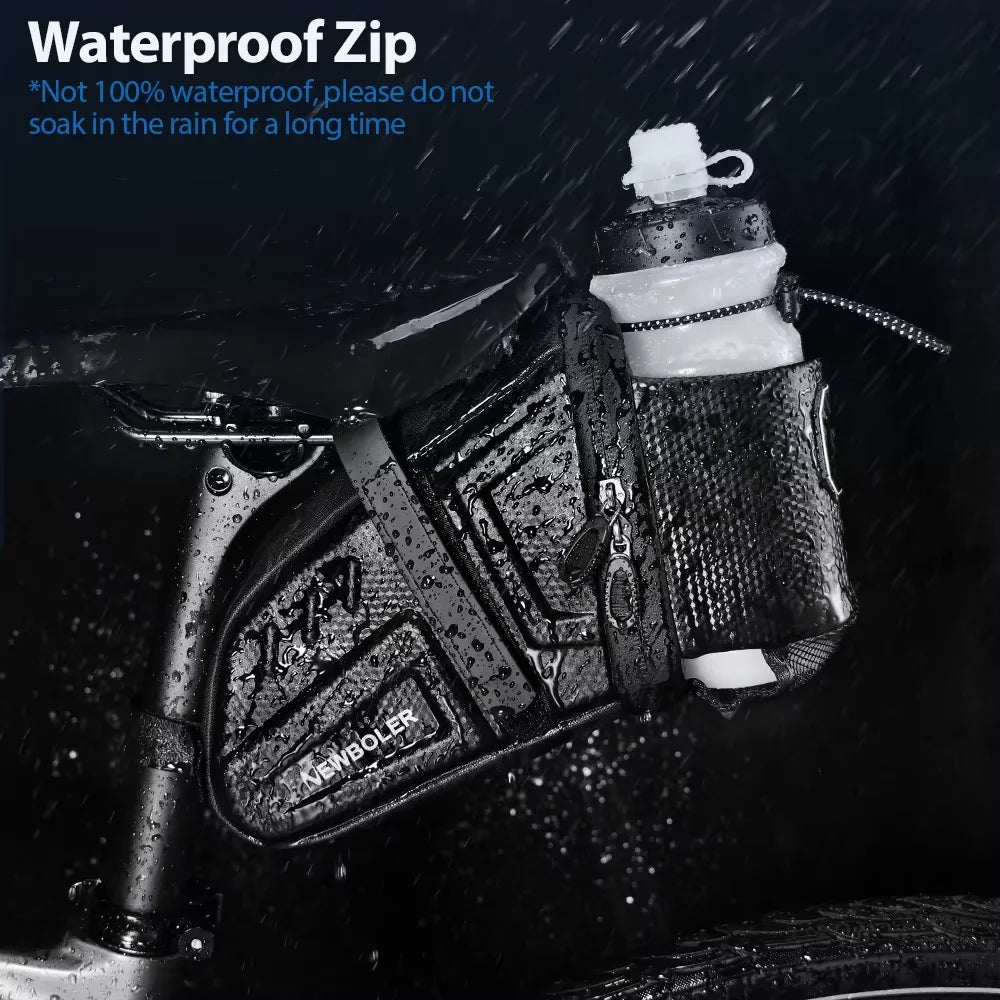 Waterproof Bicycle Saddle & Bottle Bag
