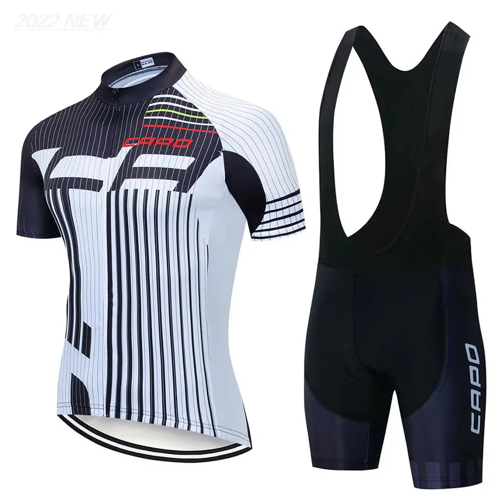 CAPO Team-Inspired Men's Summer Cycling Kit