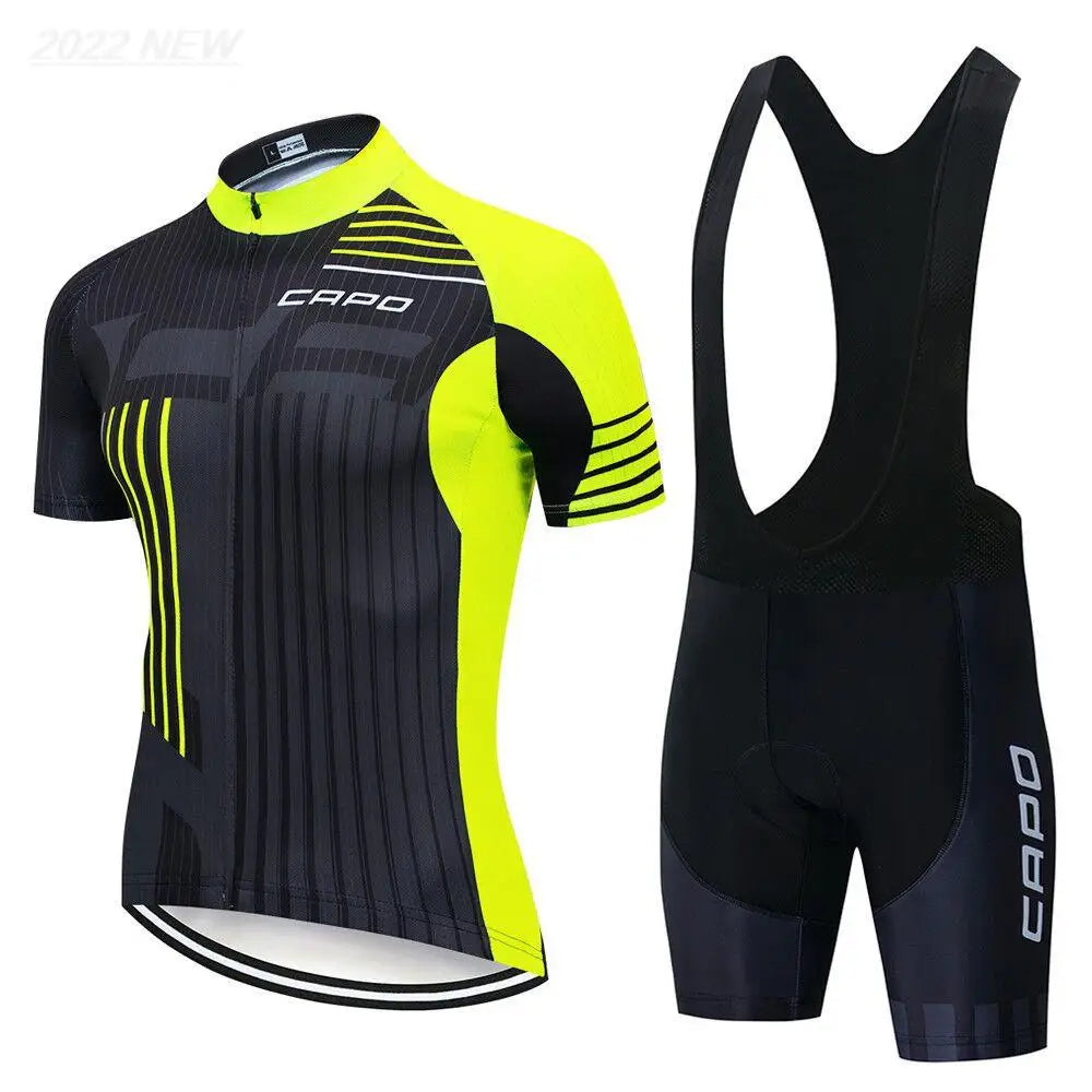 CAPO Team-Inspired Men's Summer Cycling Kit
