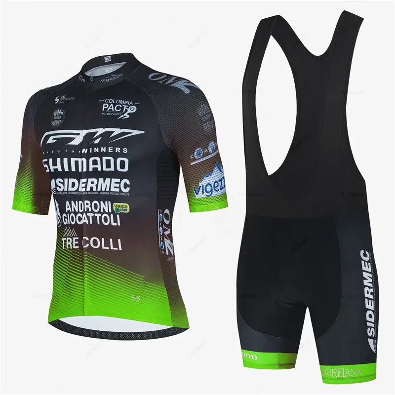 Men's 19D Padded Cycling Jersey & Bib Set