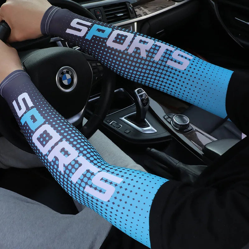 Breathable UV-Protective Cycling Arm Sleeves