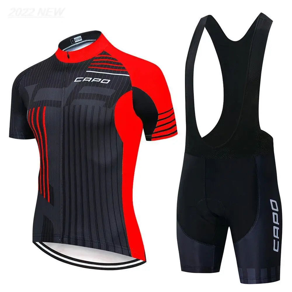 CAPO Team-Inspired Men's Summer Cycling Kit