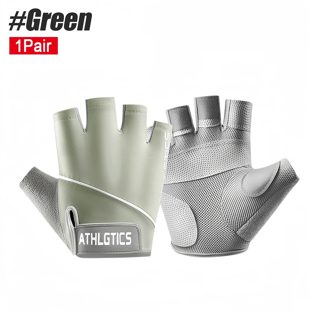 Breathable Fingerless Cycling Gloves for Training