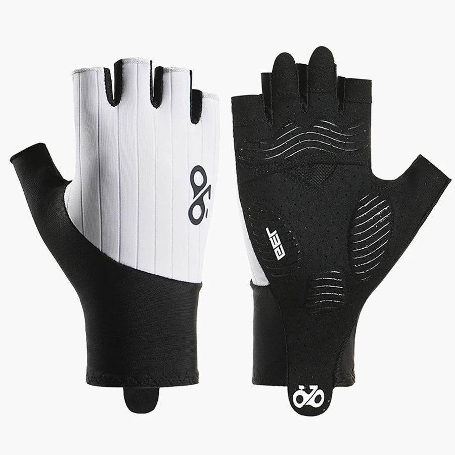 Anti slip and shock-absorbing half finger gloves