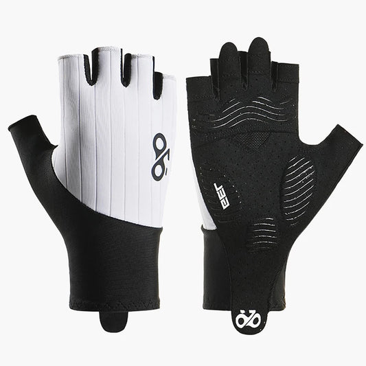 Anti slip and shock-absorbing half finger gloves