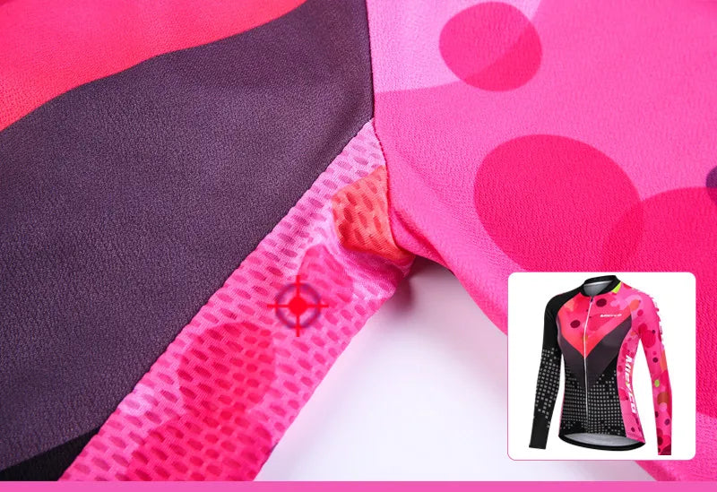 Women's Lightweight Long-Sleeve Cycling Jersey