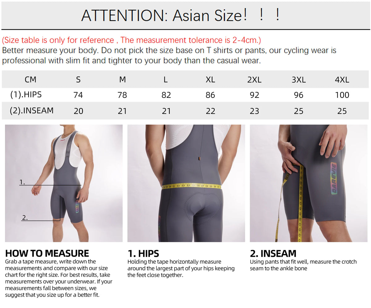 DAREVIE Seamless 6-Hour Padded Cycling Bib Shorts