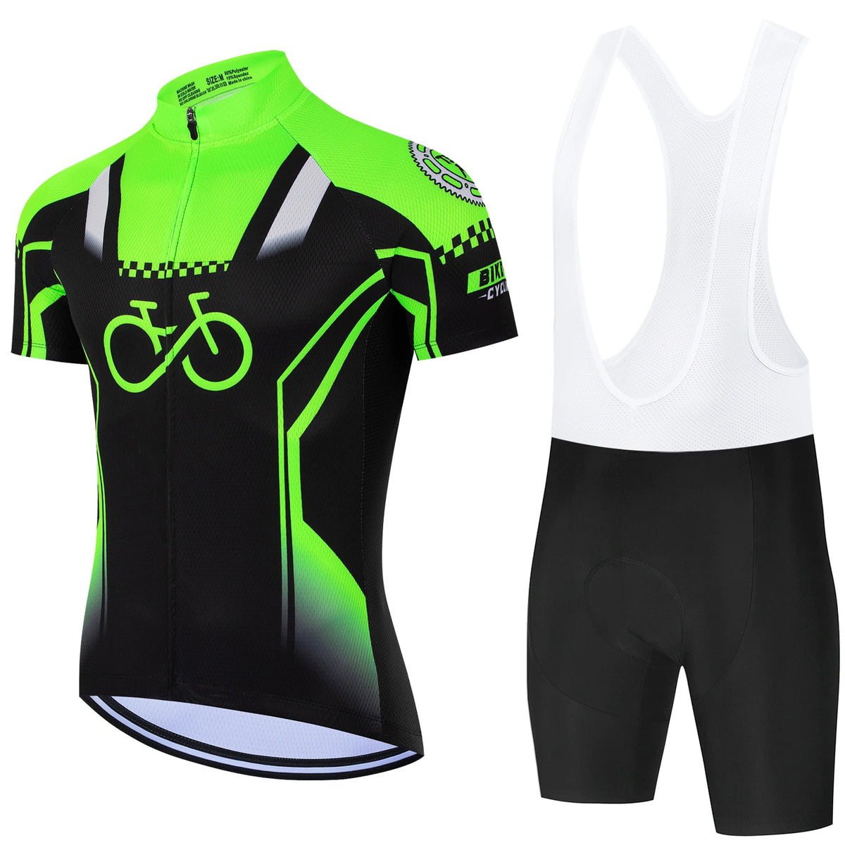 Pro Team-Inspired Cycling Jersey & Shorts Set