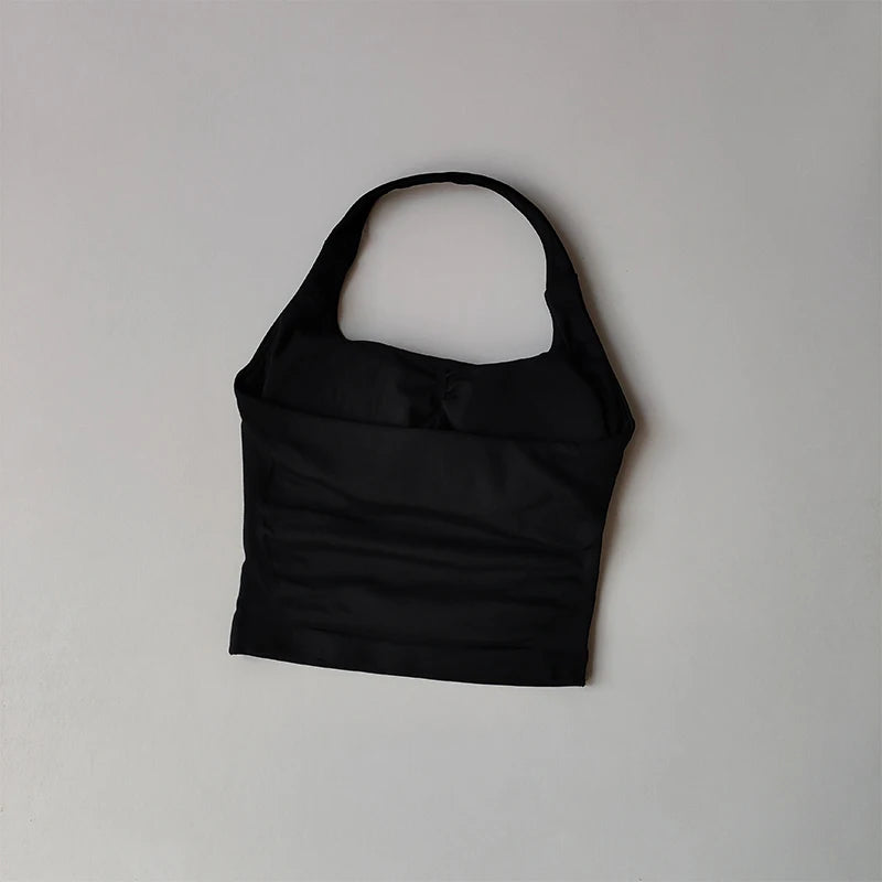 Seamless Cross-Back High-Support Sports Bra