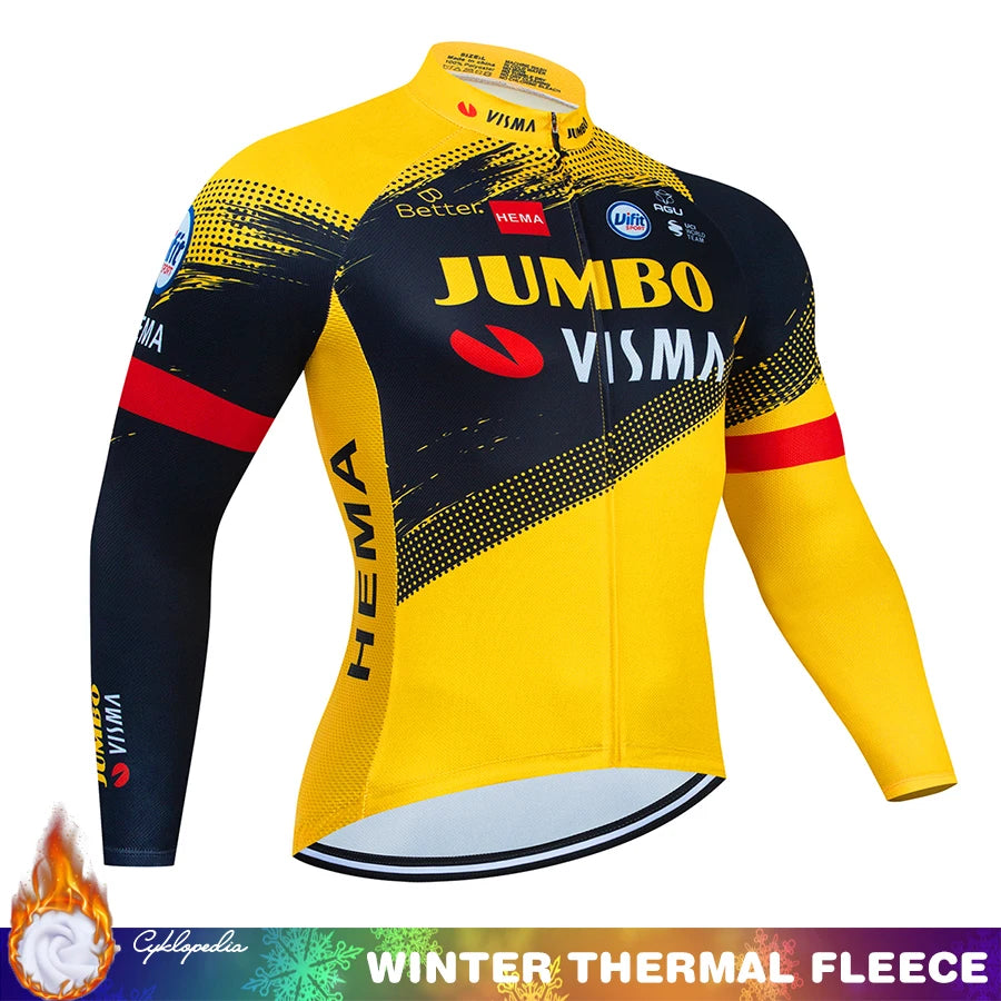 Jumbo Visma Fleece Thermal Set