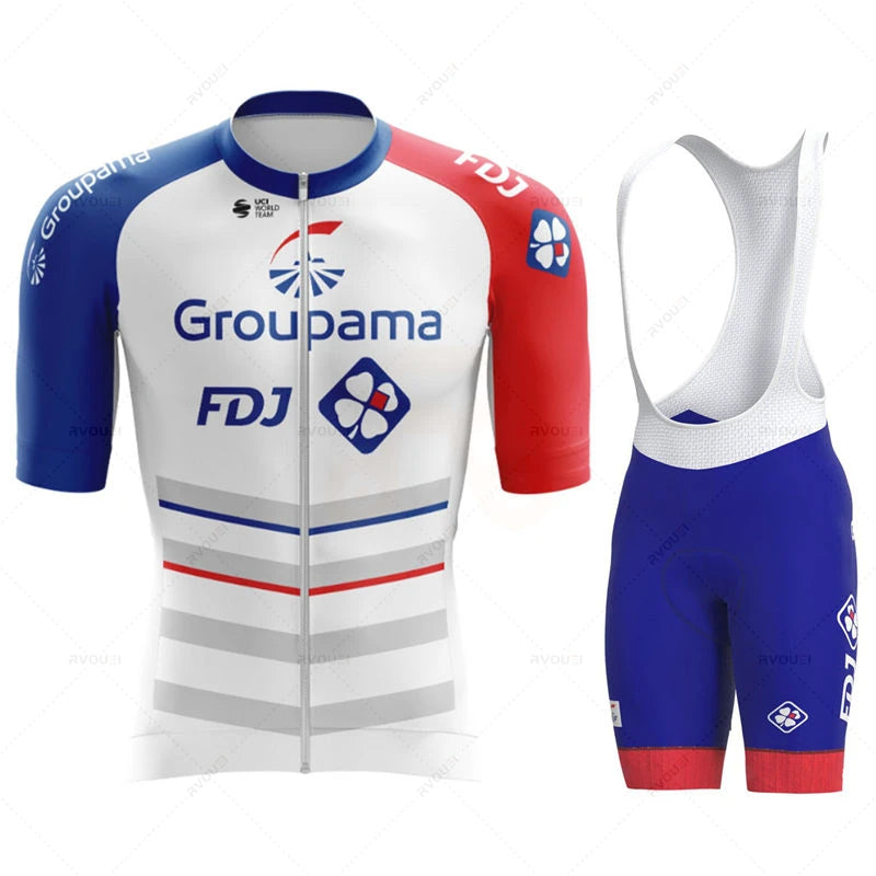 FDJ Team Short Sleeve Set