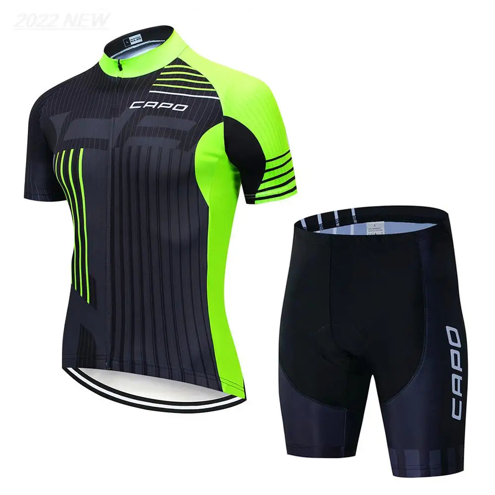 CAPO Team-Inspired Men's Summer Cycling Kit
