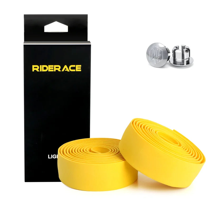 RIDERACE Bicycle Handlebar Tape Anti-slip EVA Breathable Cycling Damping Anti-Vibration Straps