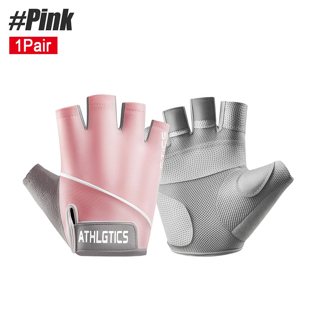 Breathable Fingerless Cycling Gloves for Training