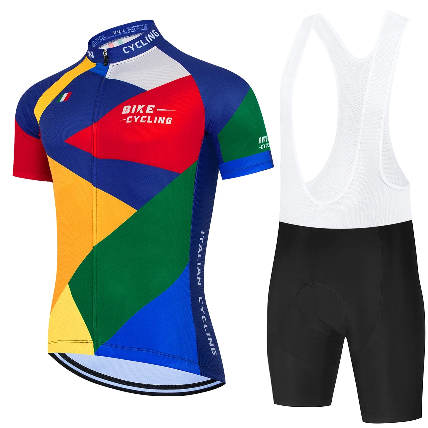 Pro Team-Inspired Cycling Jersey & Shorts Set