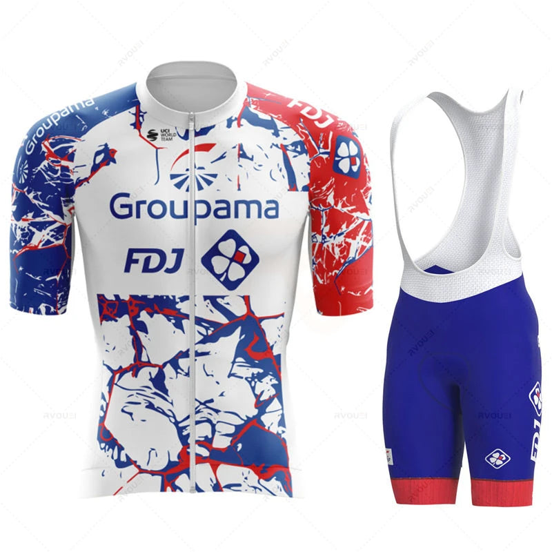 FDJ Team Short Sleeve Set