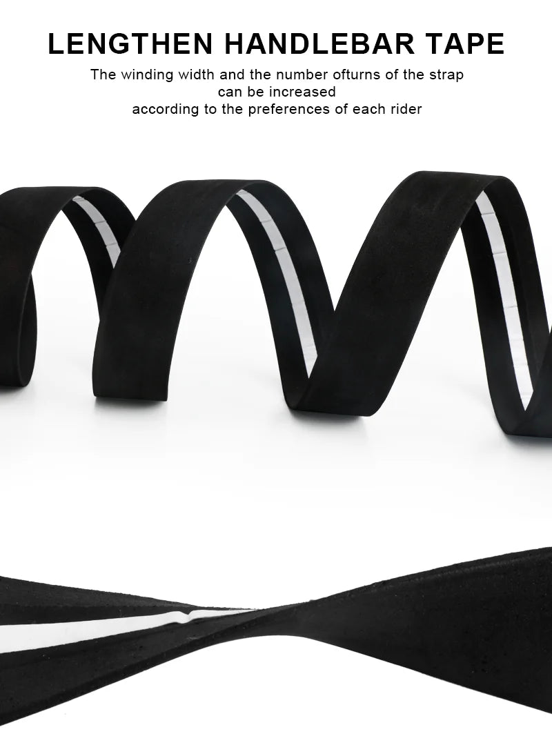 RIDERACE Bicycle Handlebar Tape Anti-slip EVA Breathable Cycling Damping Anti-Vibration Straps
