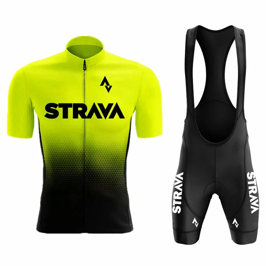 Men's Reflective Short-Sleeve Cycling Jersey