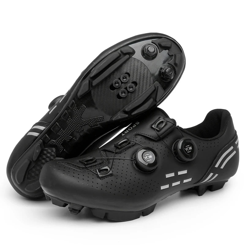 Carbon-Style MTB & Road SPD Cycling Shoes