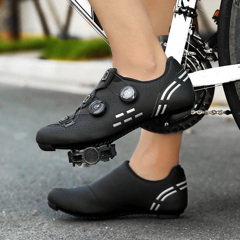 Carbon-Style MTB & Road SPD Cycling Shoes