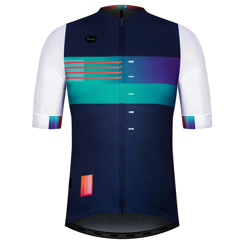 Men's UV-Protective Compression Cycling Jersey