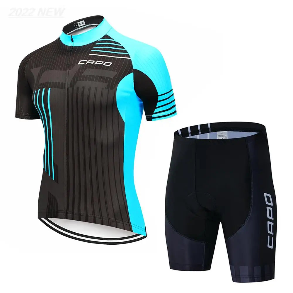 CAPO Team-Inspired Men's Summer Cycling Kit