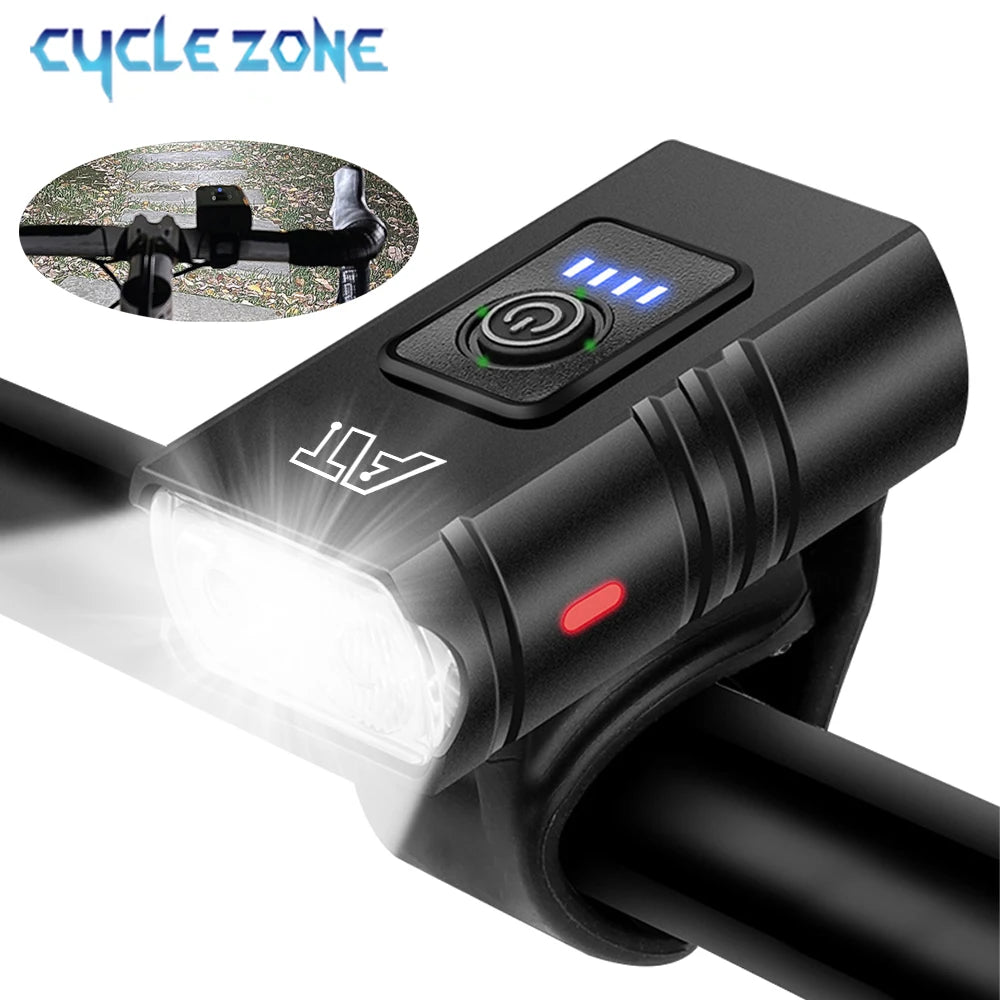 USB-C Rechargeable LED Bicycle Headlight