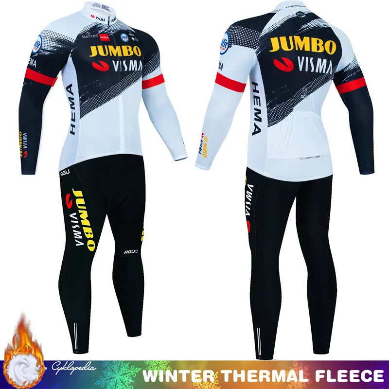 Jumbo Visma Fleece Thermal Set