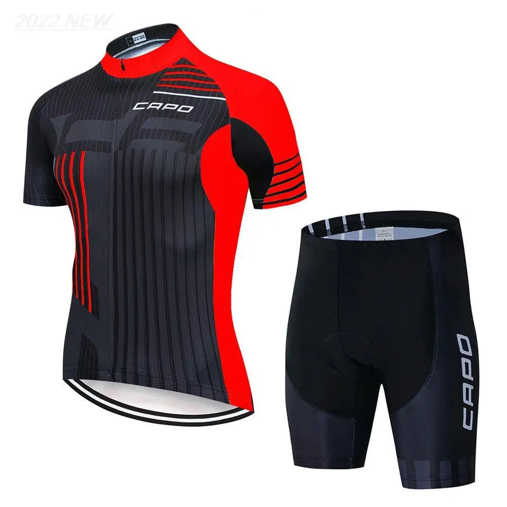 CAPO Team-Inspired Men's Summer Cycling Kit