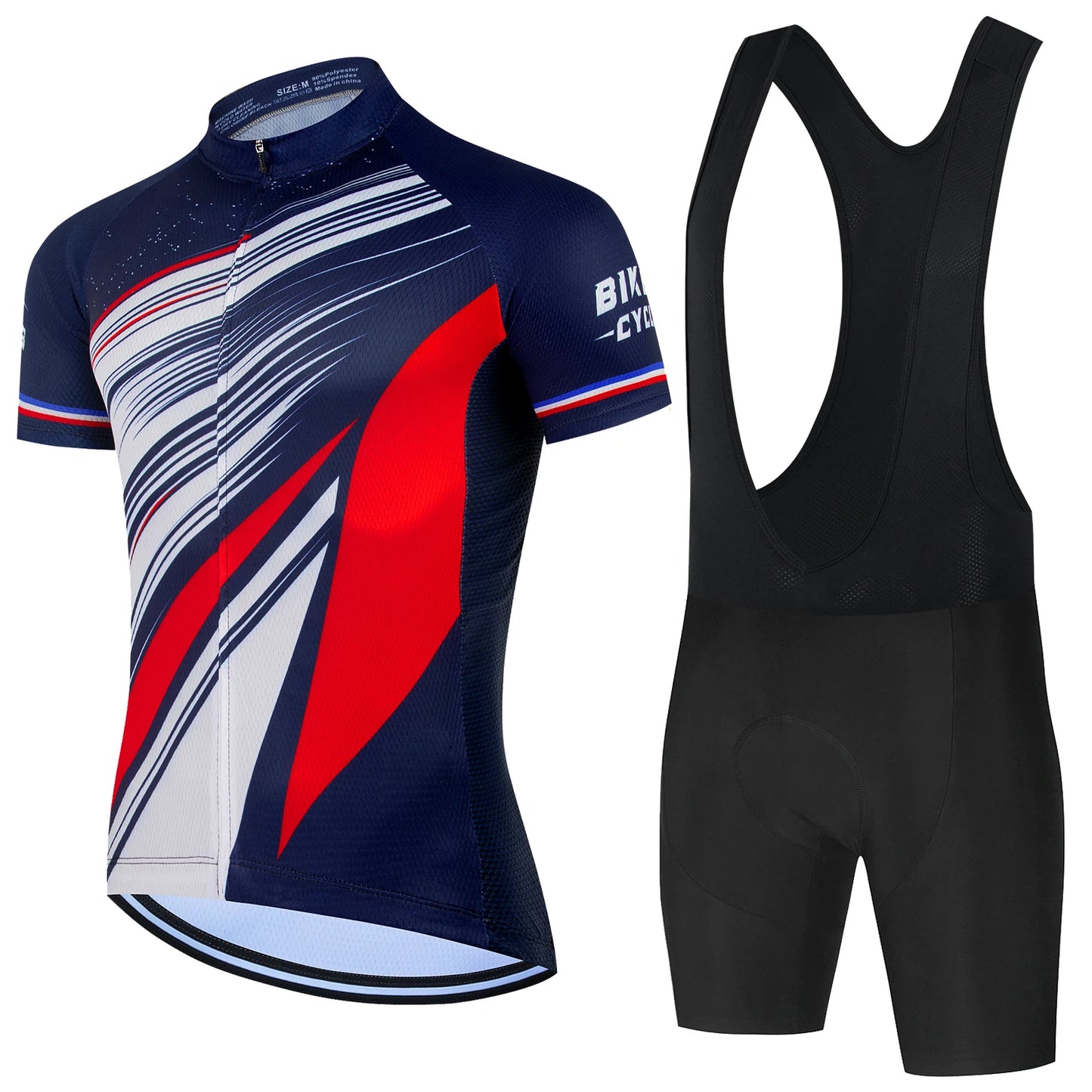 Pro Team-Inspired Cycling Jersey & Shorts Set