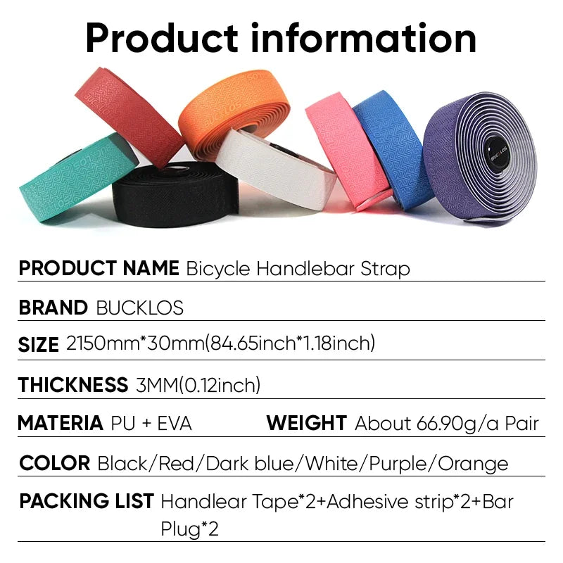 BUCKLOS Anti-Slip Waterproof Handlebar Tape