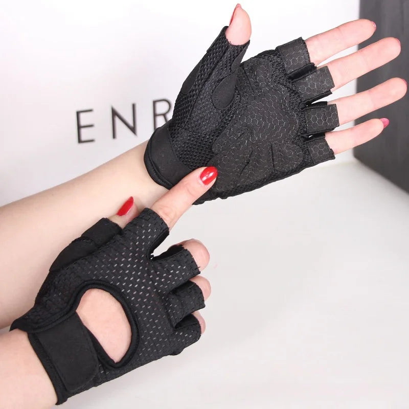 Breathable Anti-Slip Fingerless Cycling Gloves