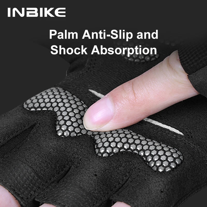 INBIKE Padded Half-Finger Cycling Gloves