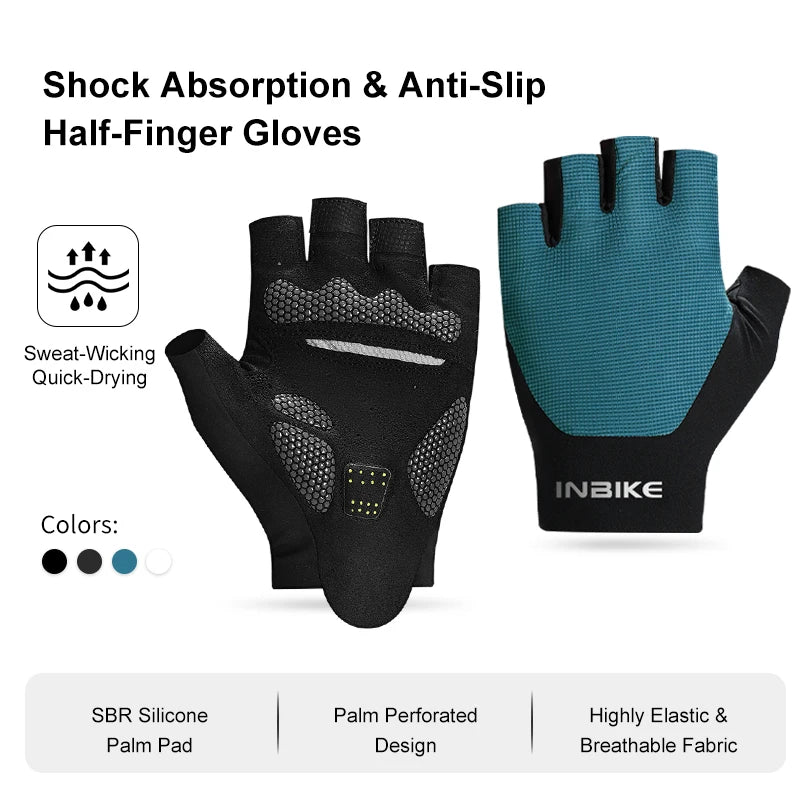 INBIKE Half Finger Cycling Gloves