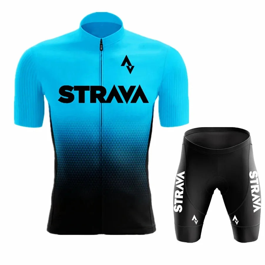 Men's Reflective Short-Sleeve Cycling Jersey
