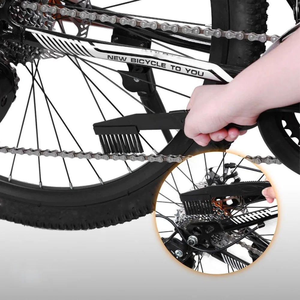 Portable Bicycle Chain Cleaner Brush Kit