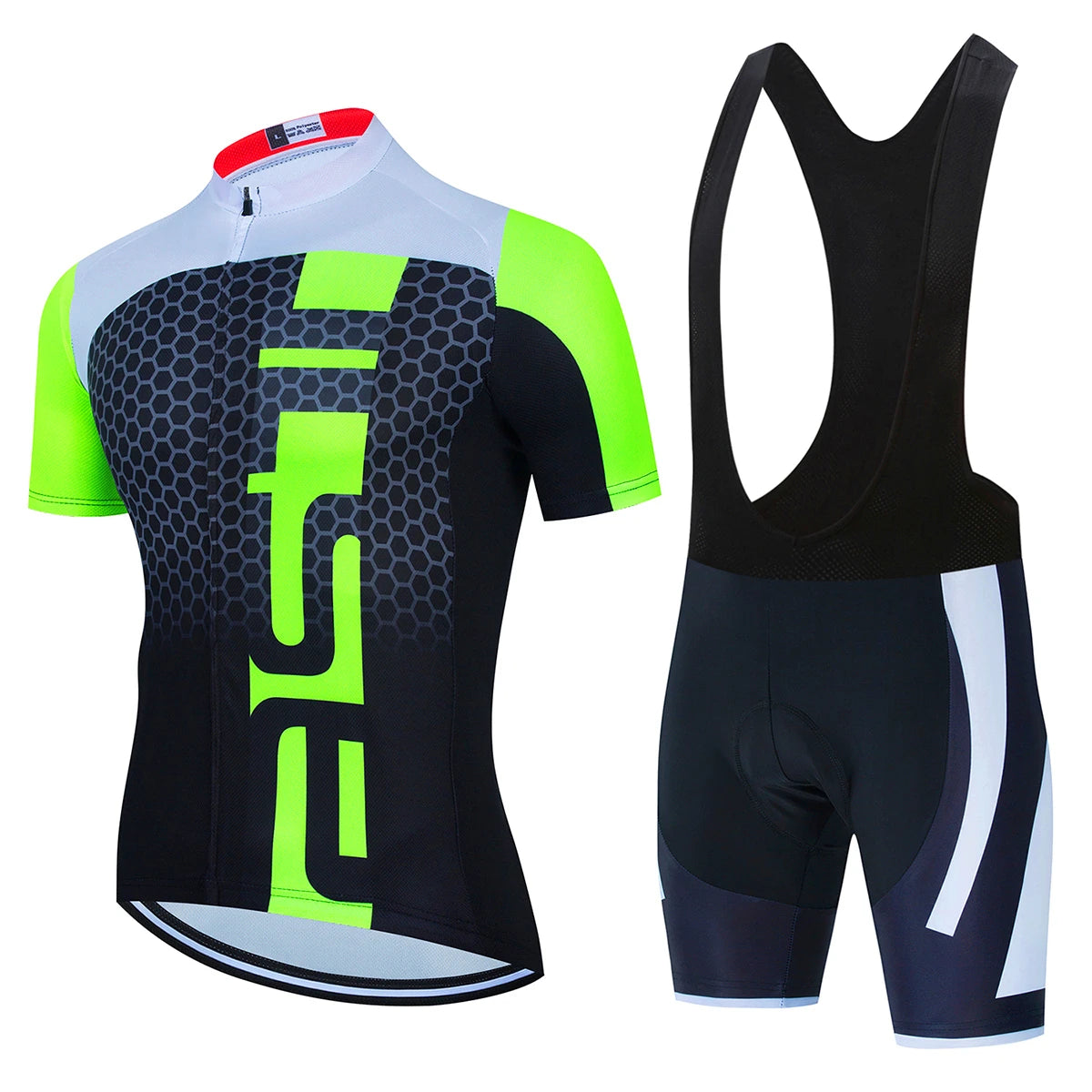 Men's Yellow & Black Summer Cycling Kit