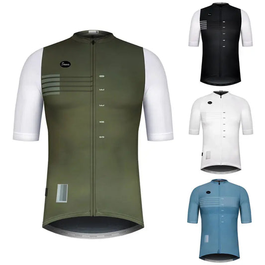 Men's UV-Protective Compression Cycling Jersey